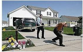 man being put out of the nice house