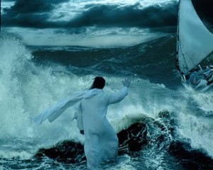 Jesus stilling the storm