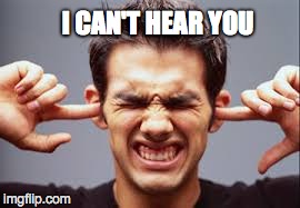 I can't hear you